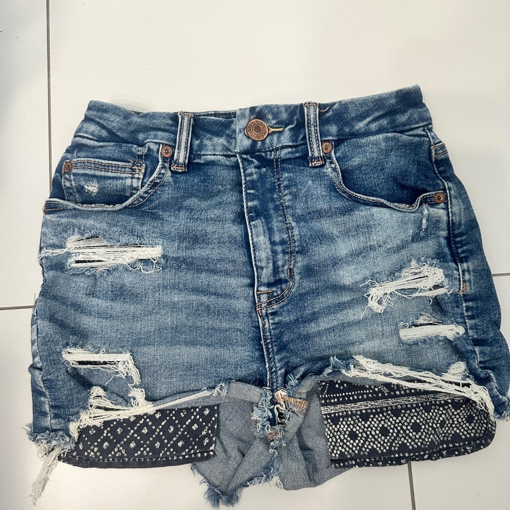 American Eagle Outfitters Blue Denim Shorts